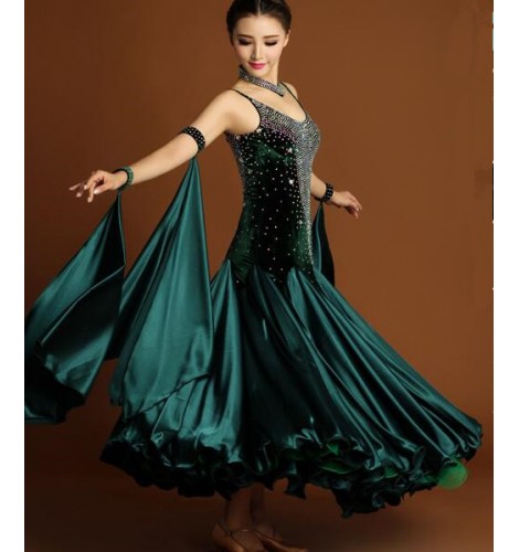Adult Sequin Dance Dress For Women Perfect For Ballroom, Waltz