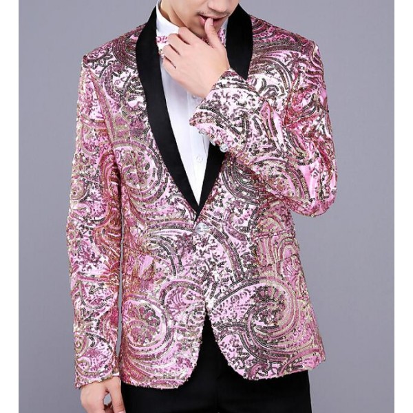 gold prom jacket