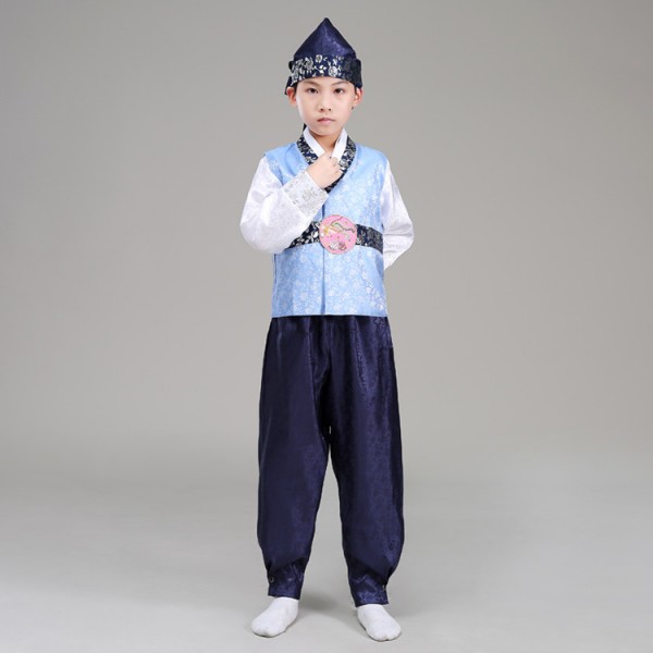 Boy Korea Traditional Costume Child Korean Hanbok Clothing Kids party ...