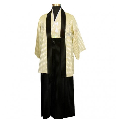 Male Men's kimono traditional Japanese Warrior Kimono Yukata men Bathrobes  anime cosplay costumes clothing set costumes