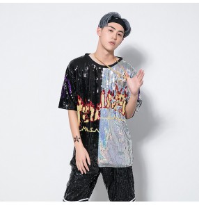 Stage Wear Hip Hop Costume Women Black Pocket Tooling Pants Street Dance  Clothing Jazz Performance Adults Outfit DNV12159 From Odelettu, $81.41