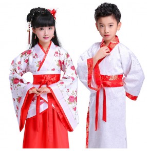  Chinese folk dance costumes for girls boys children stage performance hanfu anime cosplay ancient traditional kimono cosplay robes outfits
