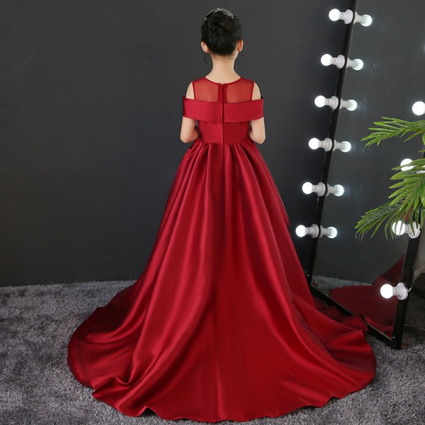 red gown girl