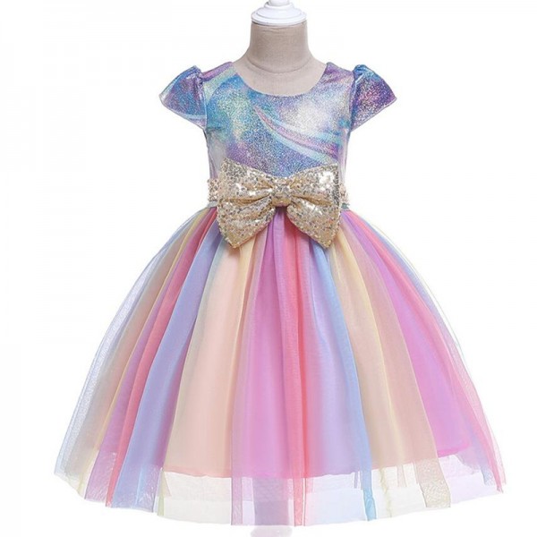 rainbow princess dress