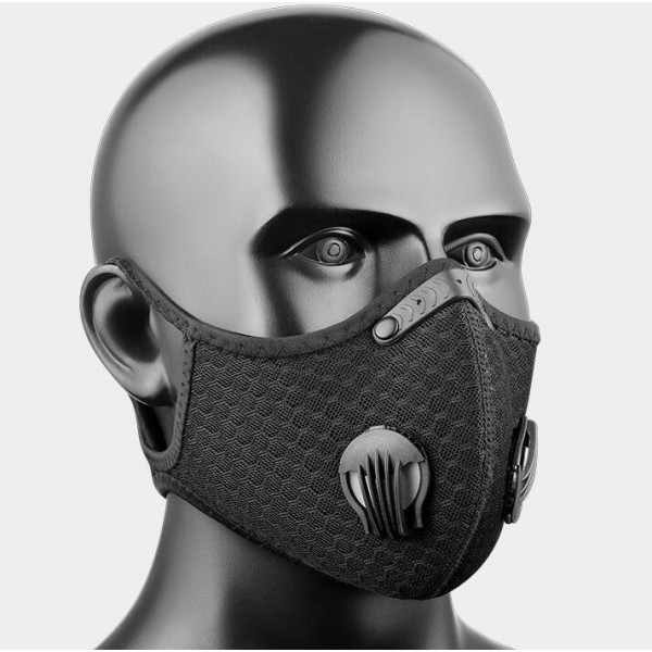 2pcs Outdoor riding anti-spitting saliva reusable face mask dust PM 2.5 ...