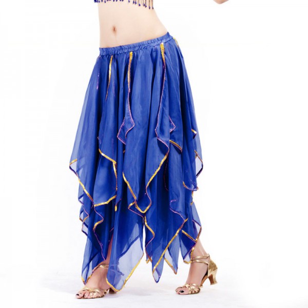 blue green black Belly dance skirts for women modern dance stage ...