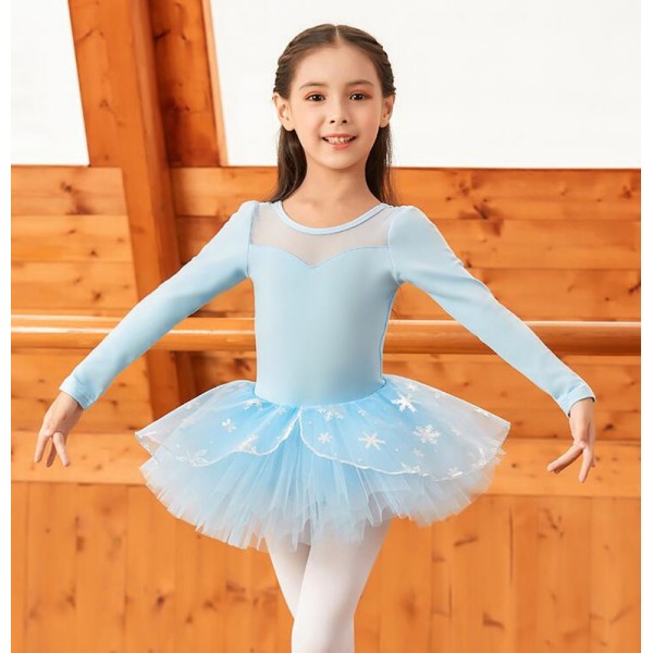 Girls pink tutu skirt ballet dance dress for kids modern dance princess ...