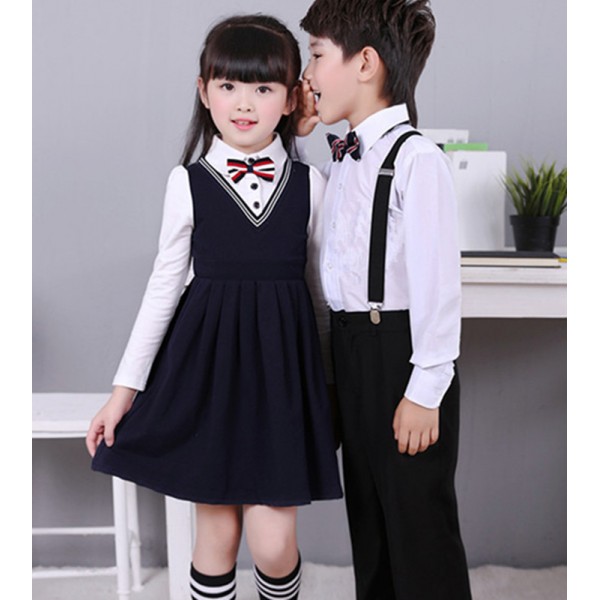 Long sleeve school uniforms chorus dress for boys and girls Children's ...