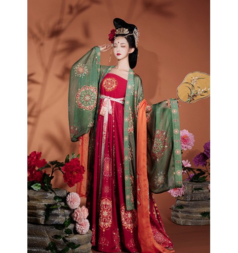 Hanfu : Women's chinese han fu tang dynasty empress princess dresses ...