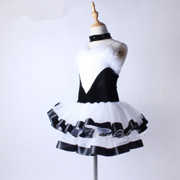 black and white tutu skirt