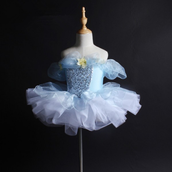baby blue dance costumes