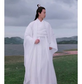 Ancient men Chinese hanfu swordsman photos shooting performance dress male Tang suit student fairy Chinese Wei Jin style Hanfu male