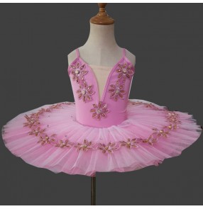 Children's pink Tutu skirt Little Swan lake ballet dance dresses for girls Professional Ballet Tutu Skirt Performance ballet dance costume for children