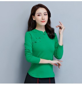 Chinese traditional qipao tops blouses for women 