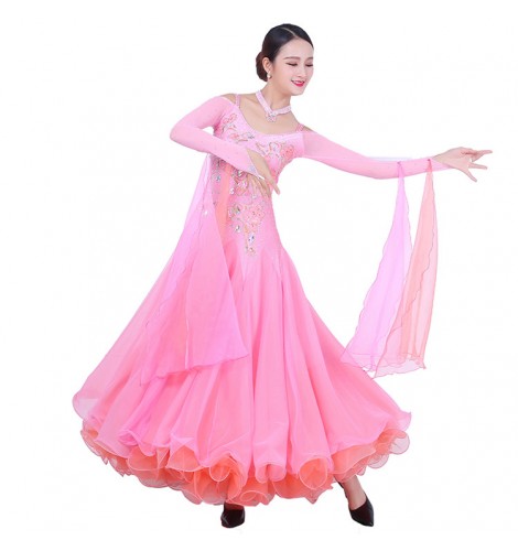 Custom size ballroom dancing dresses for women girls children ...