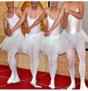 Four little swans men's funny adult ballet costumes male ballet dress Swan Lake dance skirt