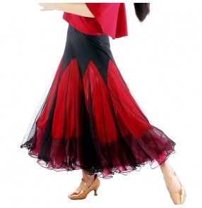 Ballroom Dance Competition Dresses Ballroom Dance Skirts Waltz tango Foxtrot Quickstep Viennese Waltz skirt flamenco