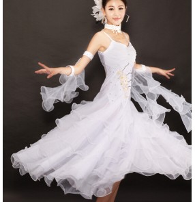 Diamond Modern Dance Dress Ballroom Dance Dress 