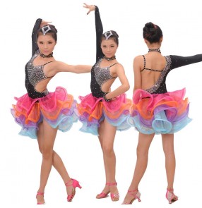 Girl Latin Dance Dress Clothing Girls Salsa Dresses 