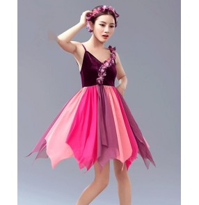 Girls Chiffon tutu skirt ballet dancing dress