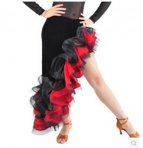 Latin dance skirt latin salsa dresses Professional Latin skirts womens flamenco dresses