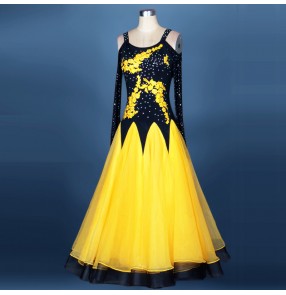 New beading Waltz Competition Dress