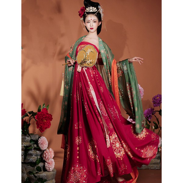 Hanfu : Women's chinese han fu tang dynasty empress princess dresses ...