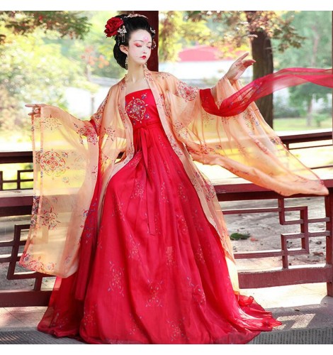 Chinese Traditional Dress For Girls Cosplay Stage Performance Wear -  Fashion Hanfu